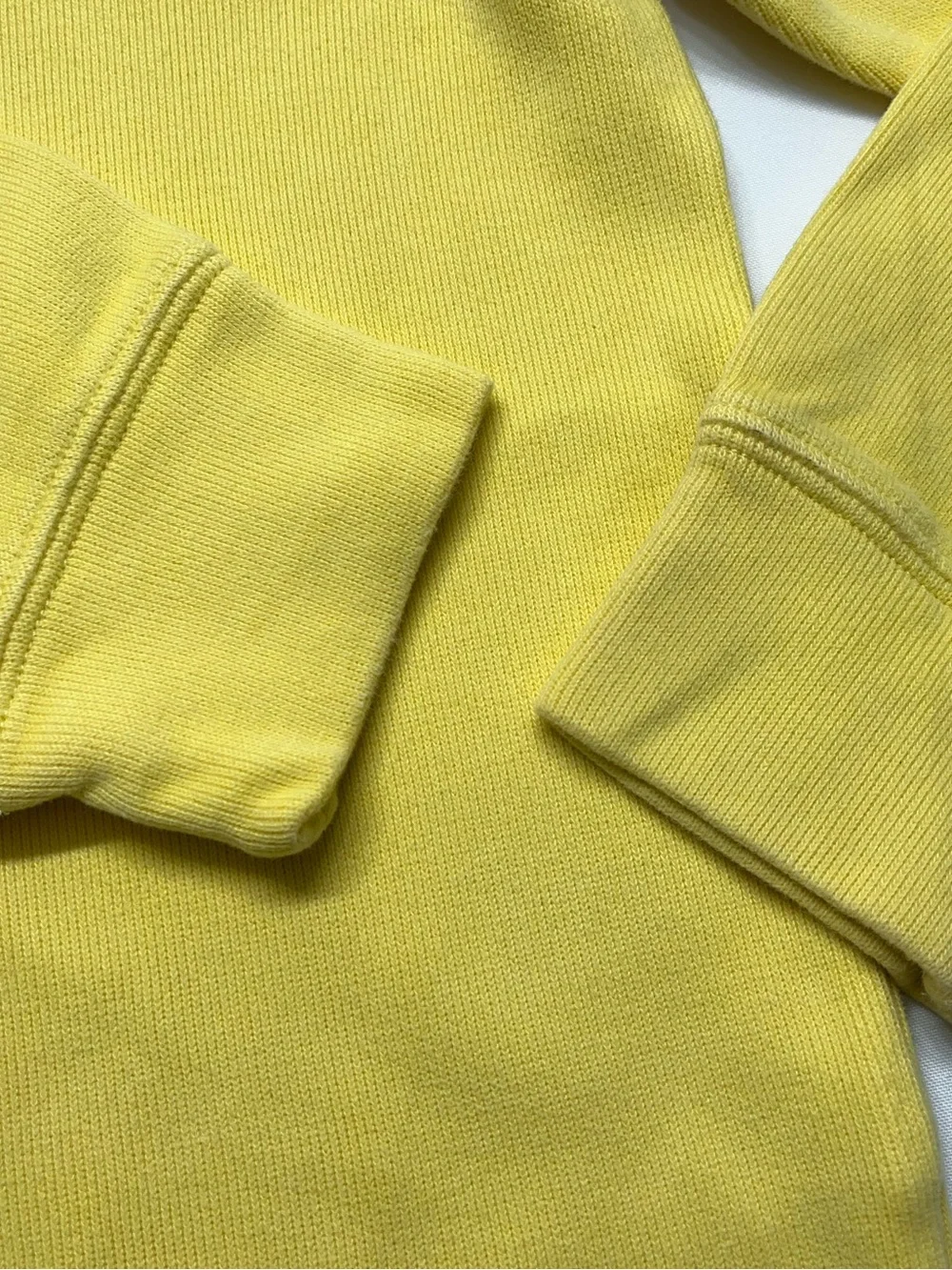 Polo Ralph Lauren 1/4 Sweater Mens Size Medium Yellow Rib Knit Pullover